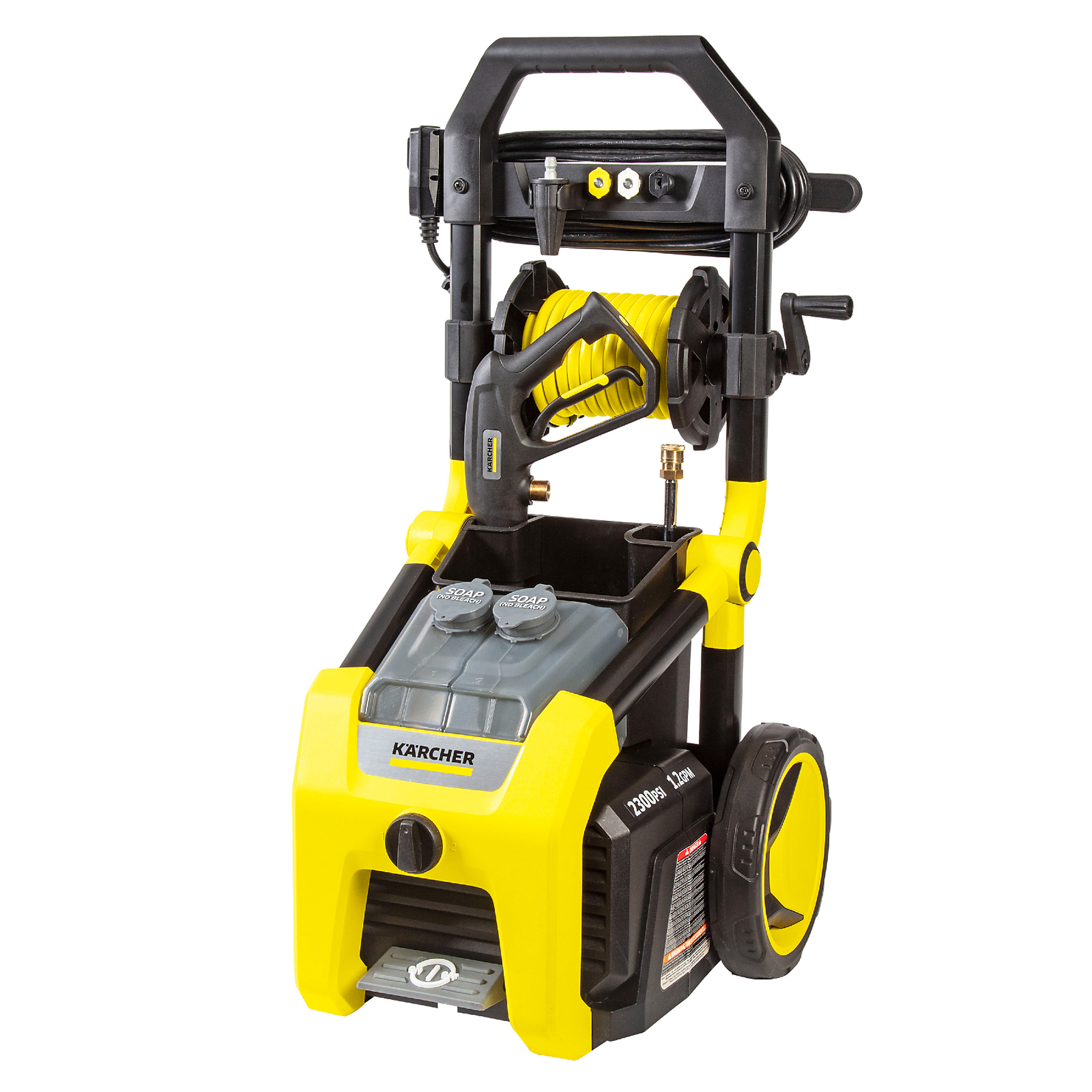 Karcher K2300PS Heavy-Duty Electric Pressure Washer — 2300 PSI, 2.07 GPM, Quick-Connect Nozzles, Detergent Tank, Model# K2300PS